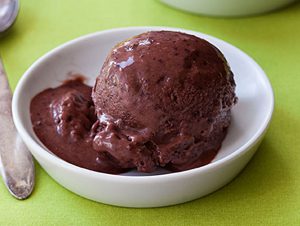 gelato al cioccolato con frullatore ninja